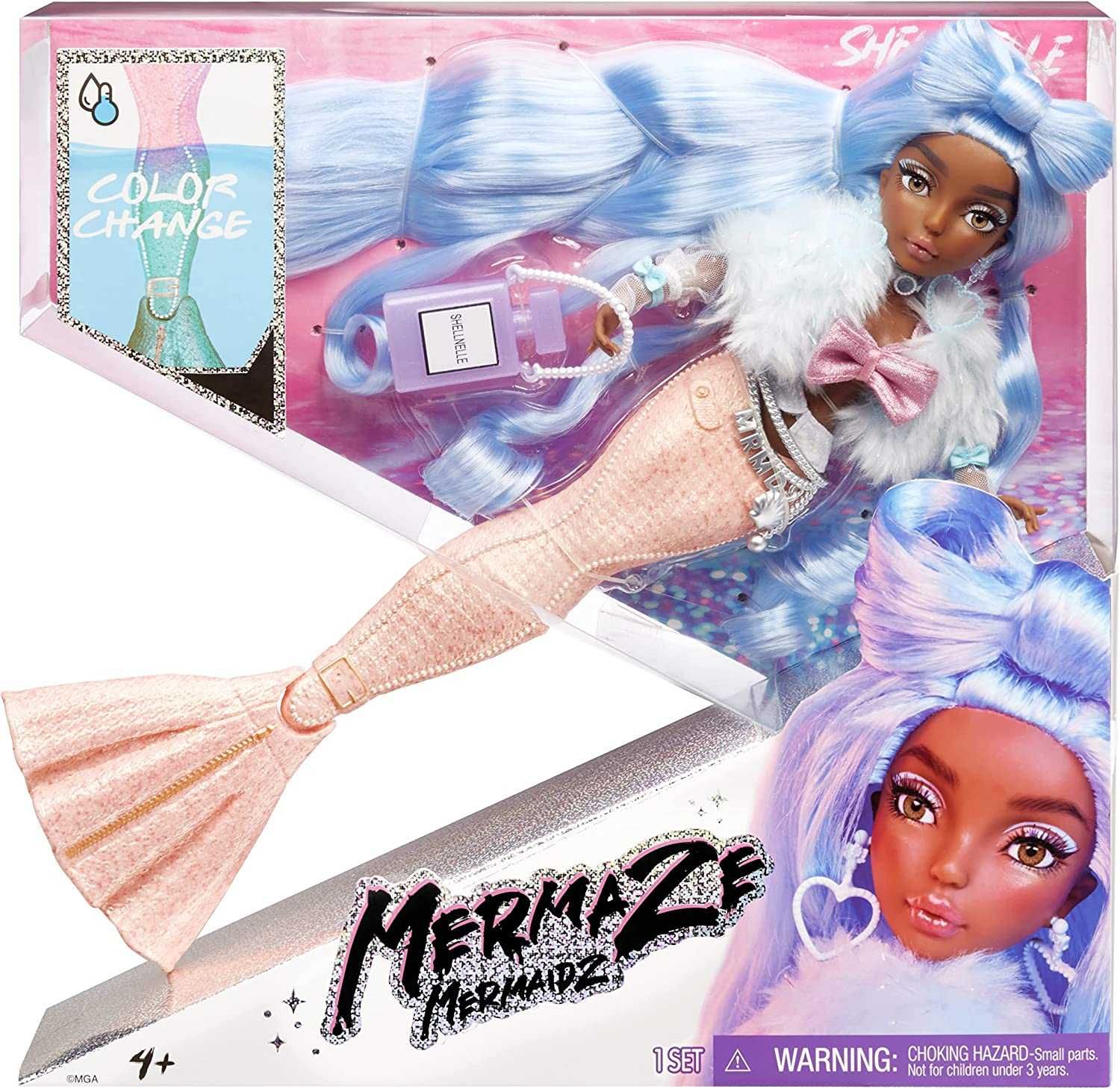 MGA Mermaze Mermaidz color change Shellnelle -Шеллнель русалка
