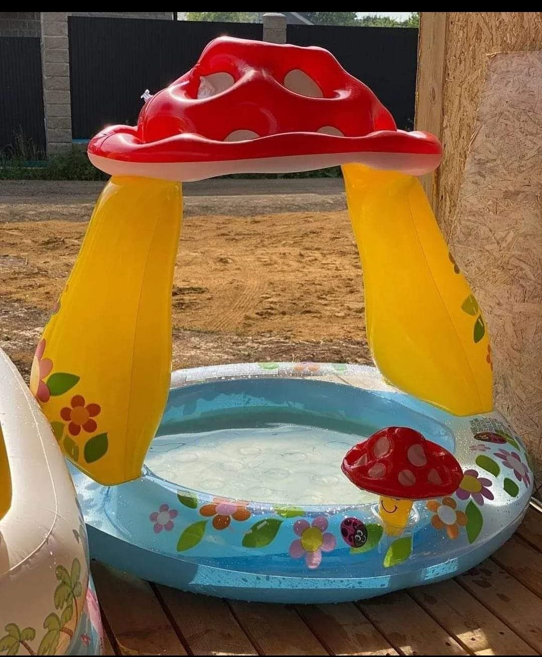 Дитячий басейн у формі грибочка