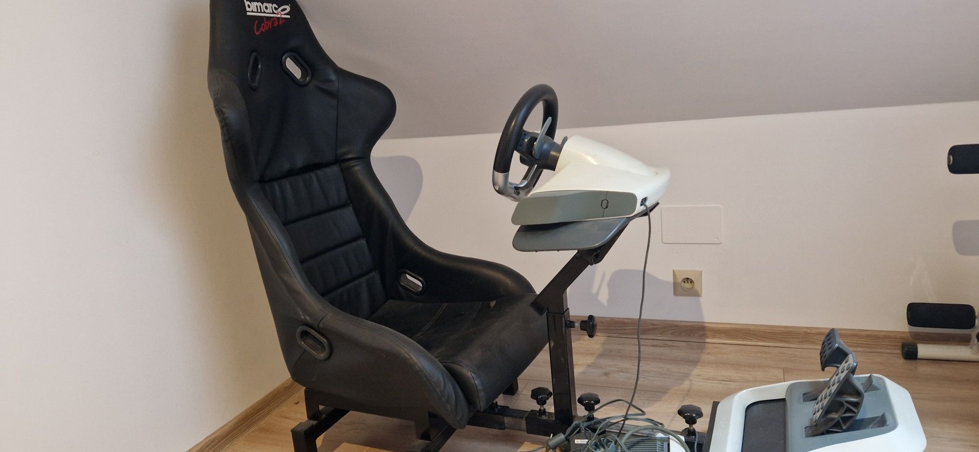 Fotel i kierownica x box