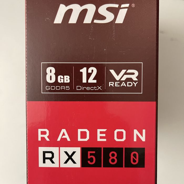 Karta graficzna msi gaming x twin frozen VI radeon RX580 8GB