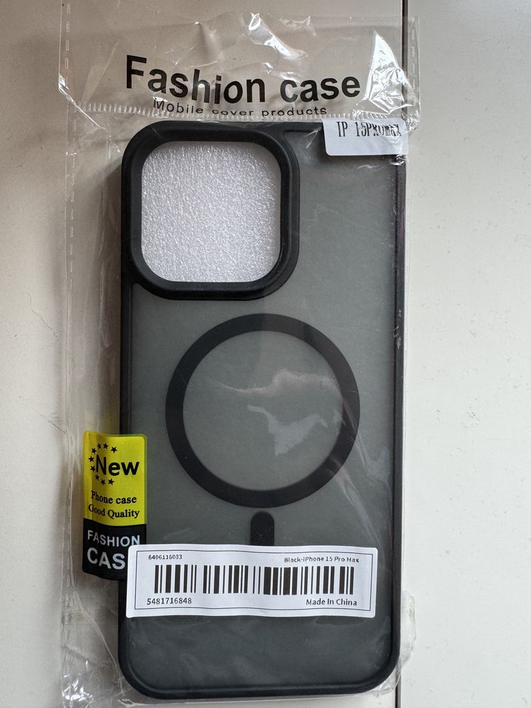 Capa iPhone 15 Pro Max cor Mate + protetor vidro ecrã