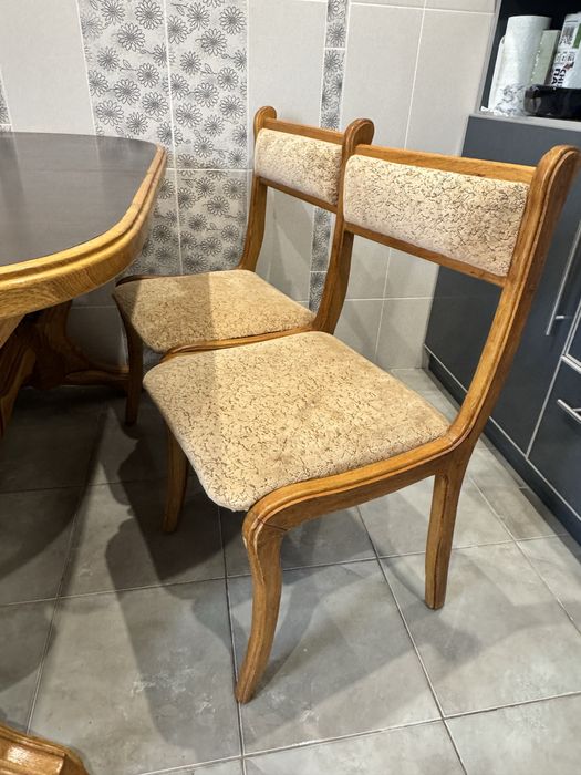 Стіл кухонний розскладний + стільці