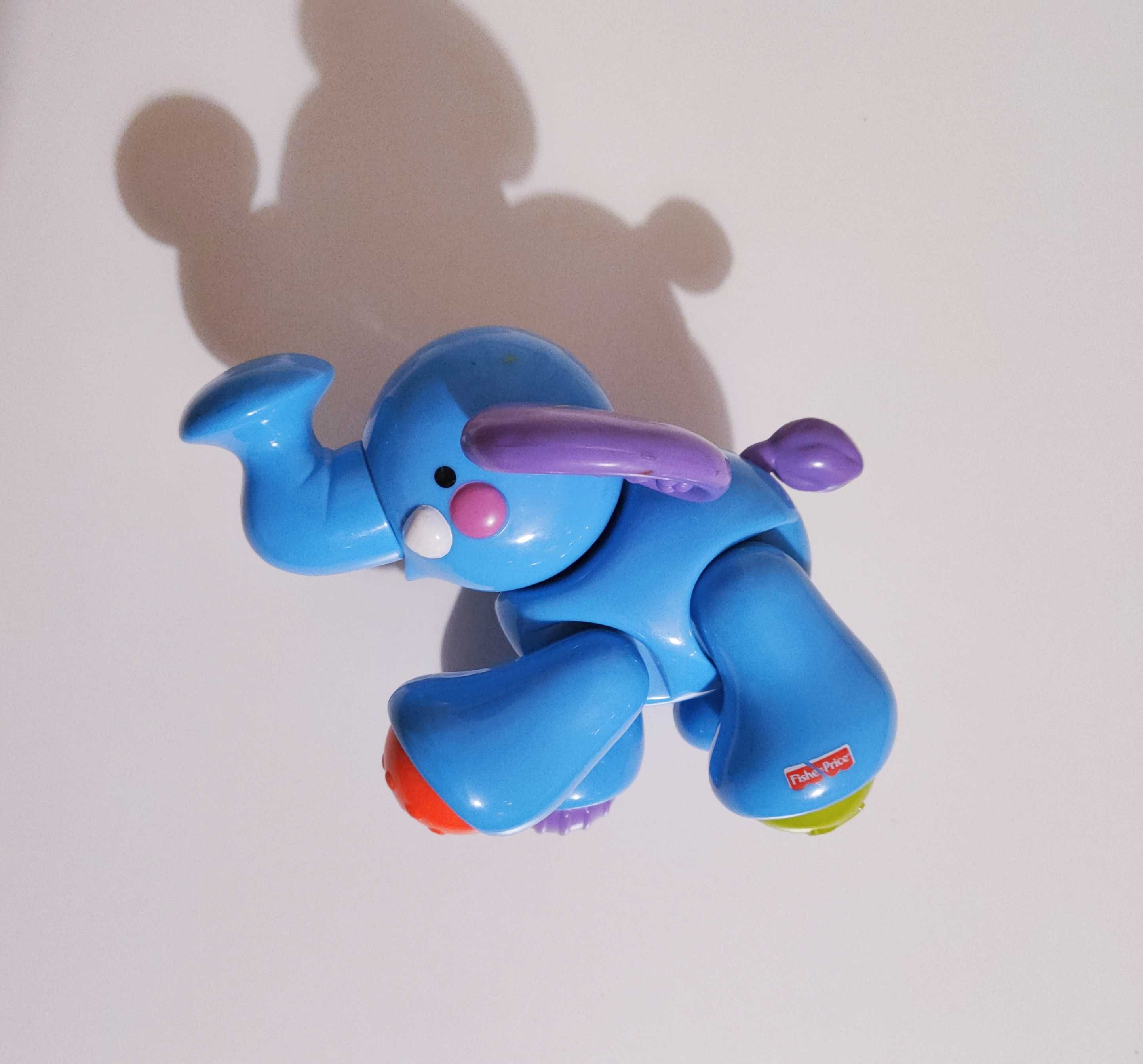 Zabawka niemowlęca słoń klikacz Fisher Price