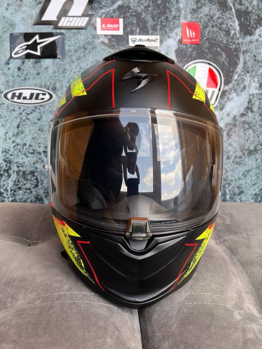 Мотошолом Scorpion EXO 1400 (Ls2 Mt Agv Hjc Icon Shark Shoei Xlite)