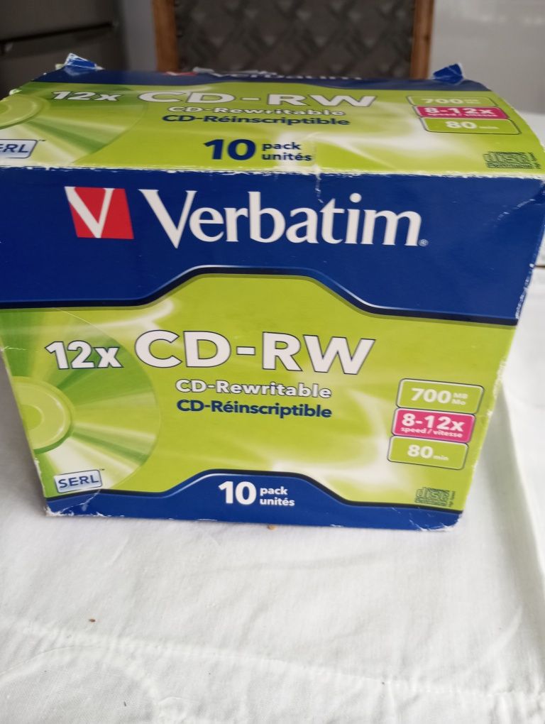 Verbatim CD-RW 700 MB 8-12x 80 min 8 szt .