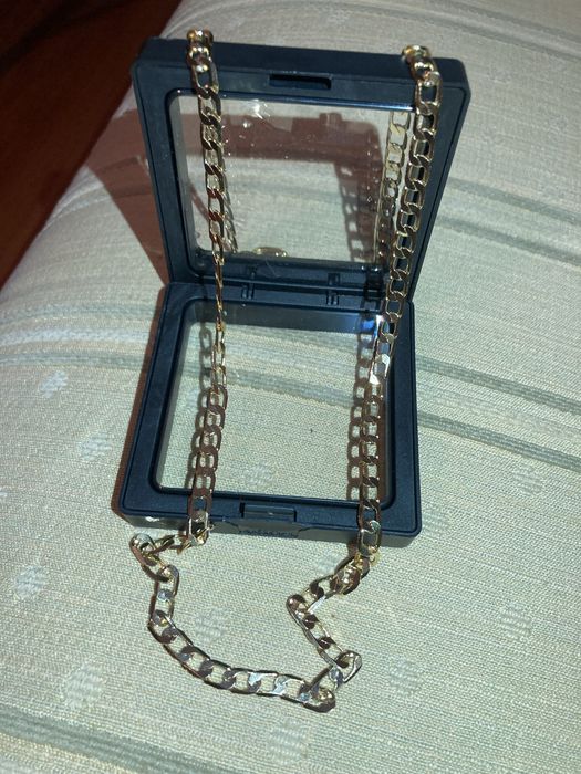 Correte 60cm banhado a ouro