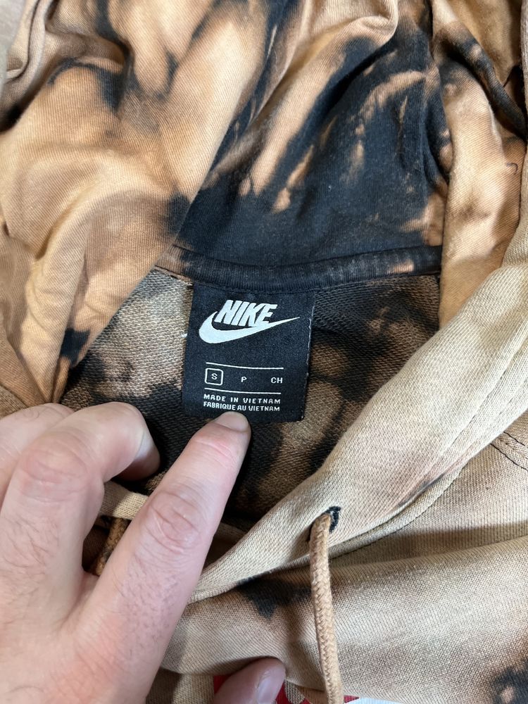 Худі Nike Swoosh тай дай кофта толстовка