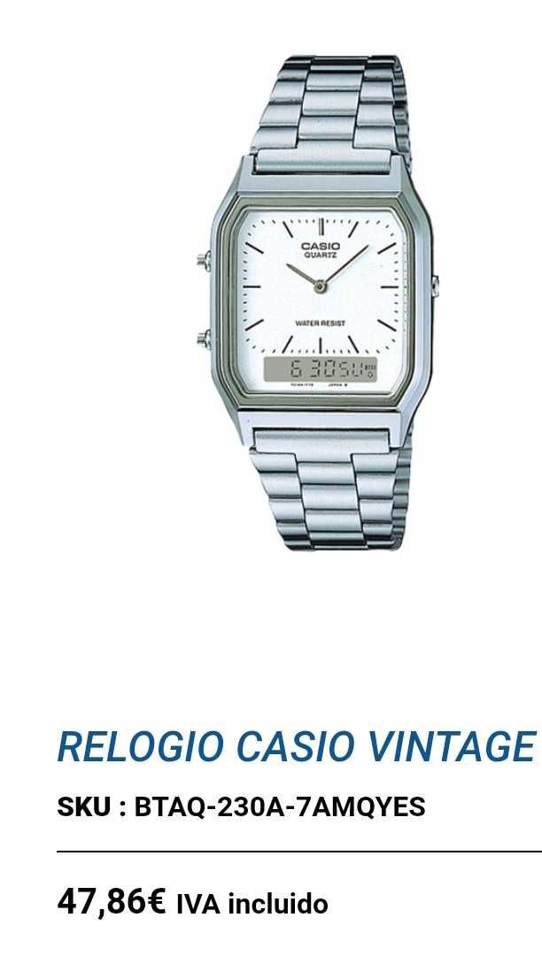 Relógio Casio Vintage