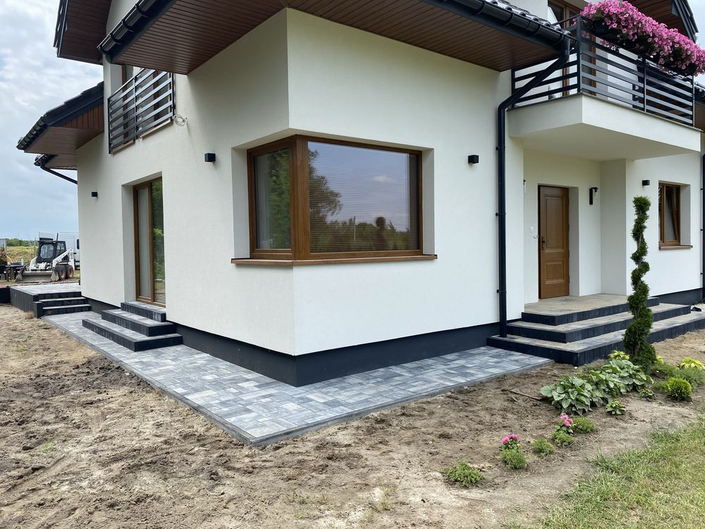 Układanie kostki brukowej
