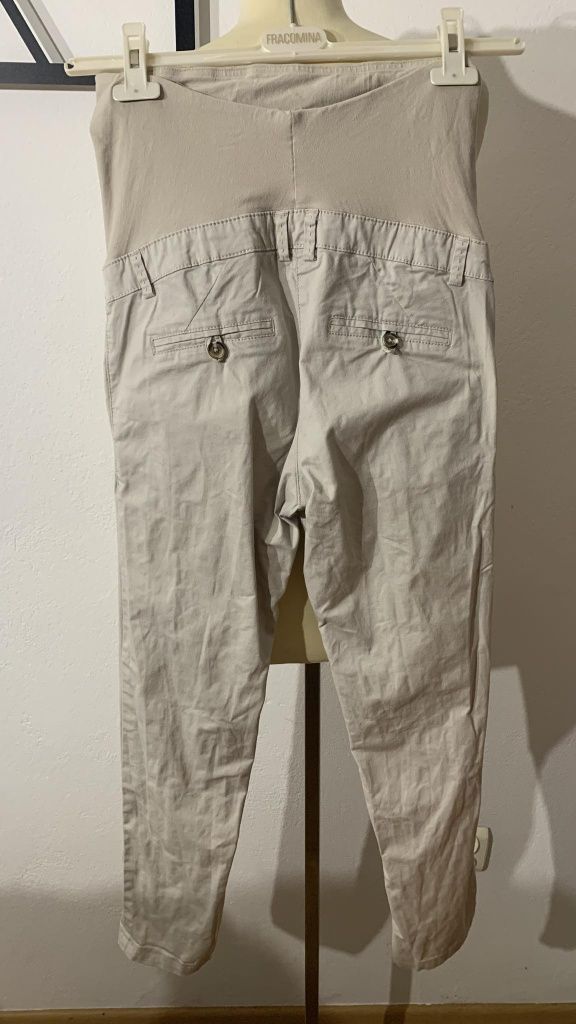 Spodnie ciążowe H&M, rozmiar 34/XS, cena 20zł.
Długość całkowita 103cm