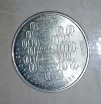 moedas de 1000 escudos em prata