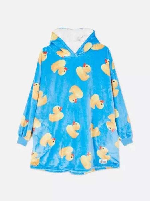 Теплое пушистое худи уточки snuddie плюш платье-одеяло Primark XS-S