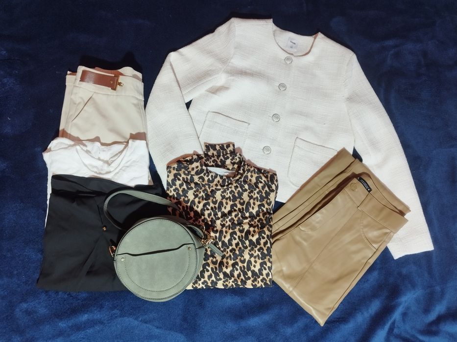 Zestaw ubrań XS/S Zara,  Orsay, Sinsay i inne