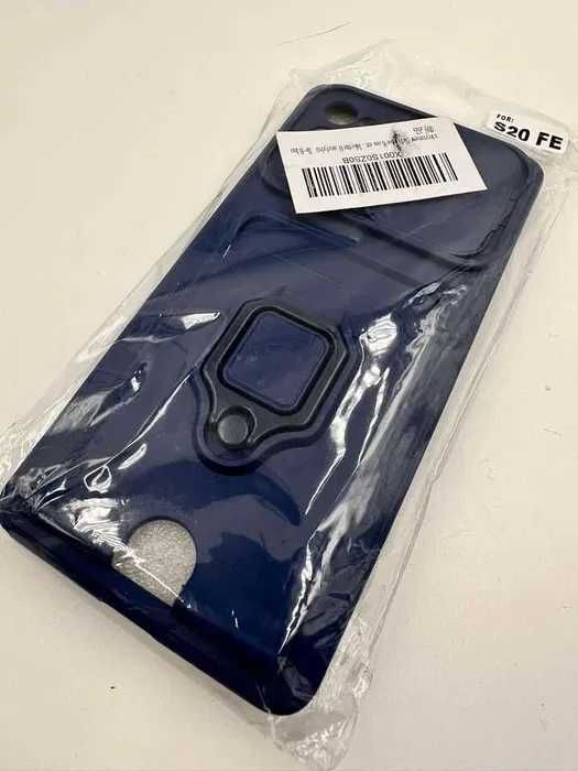 Pancerne ETUI na iPhone Samsunga S20FE Fioletowe ze sznurkiem