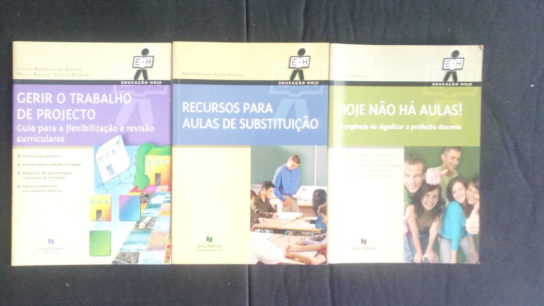 Conjunto de +40 livros sobre Pedagogia ensino formação professores