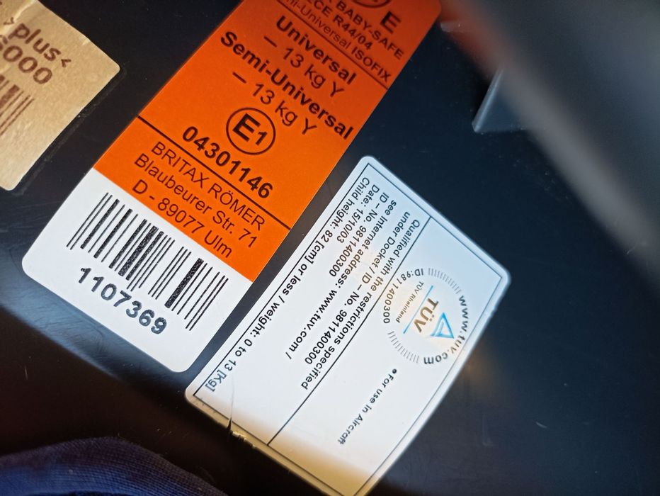 ДИТЯЧЕ АВТКРІСЛО Romer Автомобільне