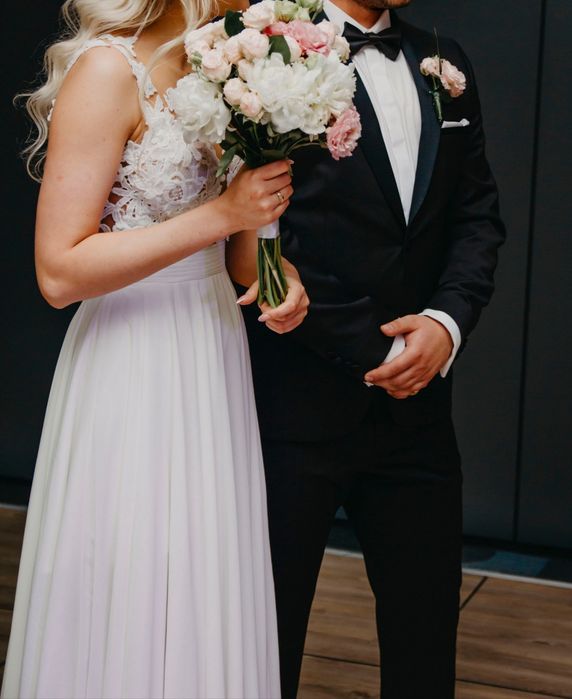 Garnitur ślubny smokingowy Paco Lorente zestaw