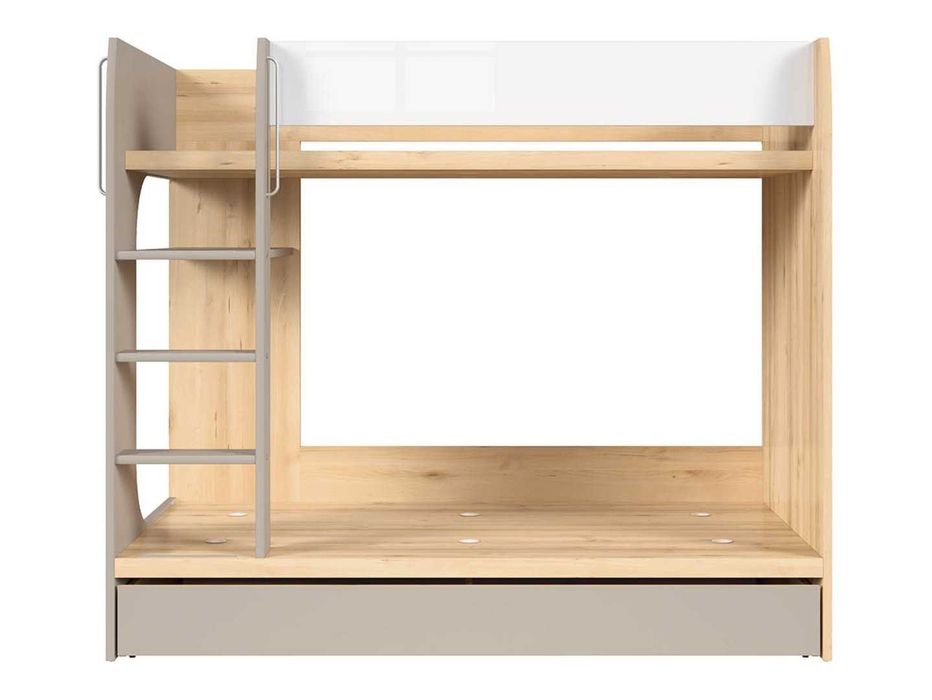 Łóżko piętrowe Namek 180x80 cm z materacami - jak nowe, na gwarancji