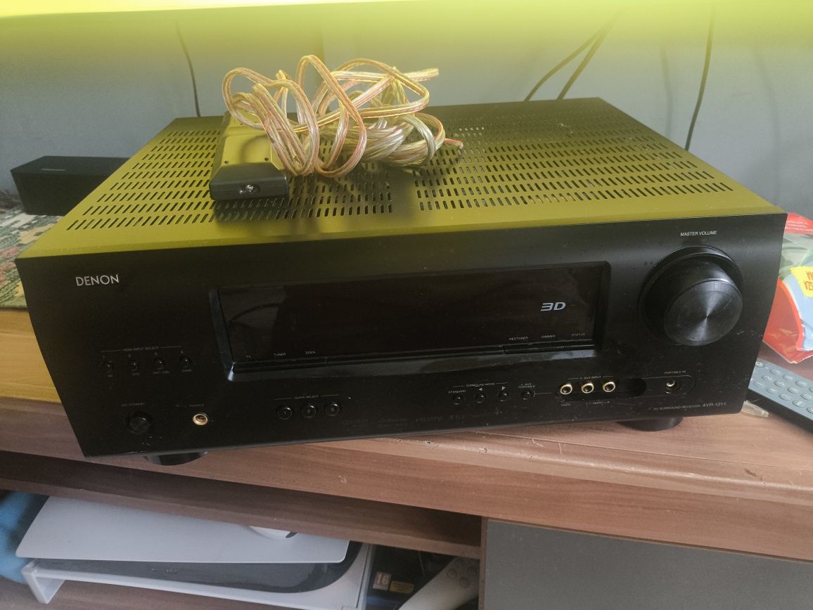 Zestaw Denon AVR-1311 oraz kolumny podłogowe VK