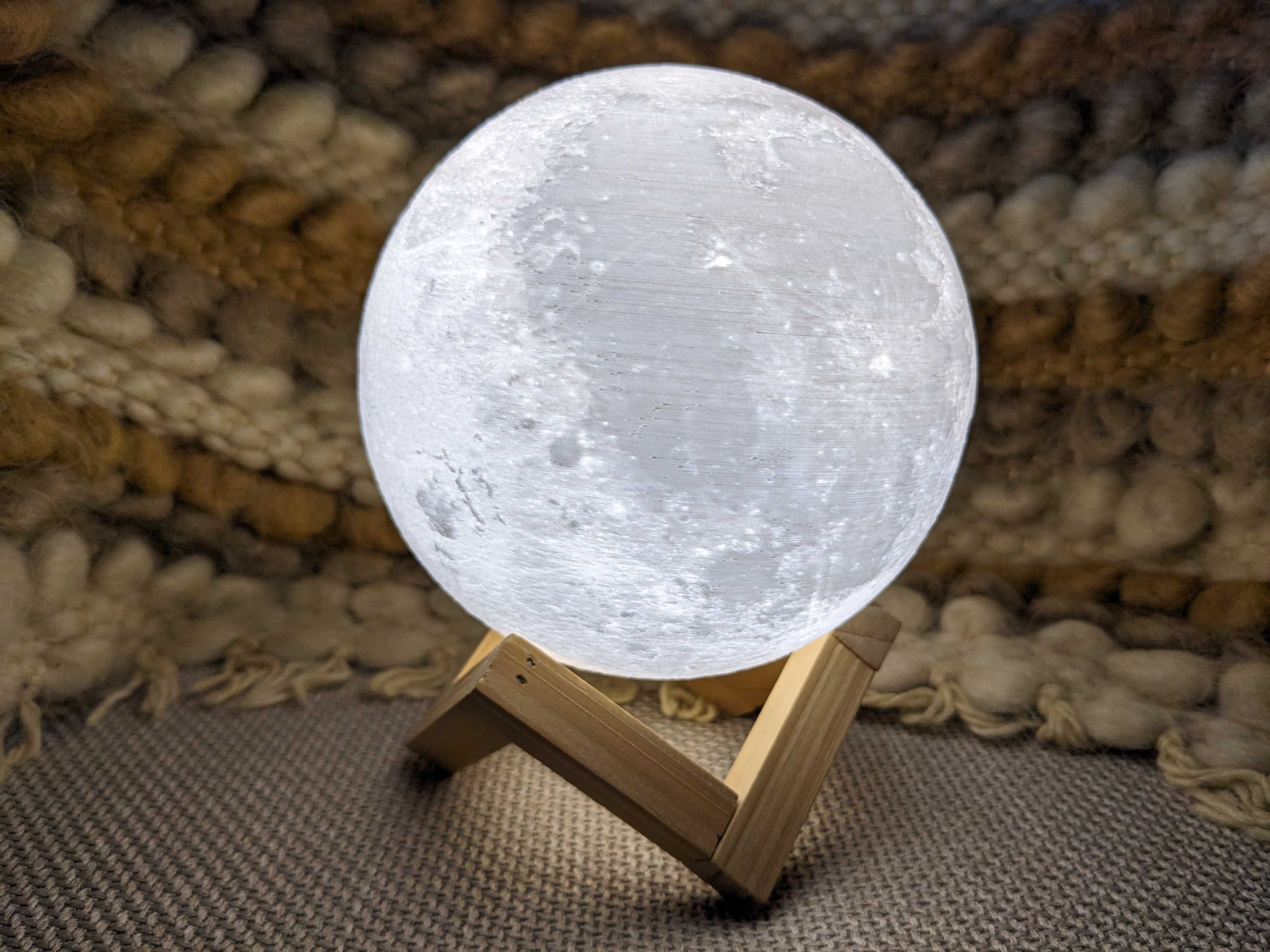 Нічник Місяць 3D Moon Lamp 15 см сенсорне керування 2 режими