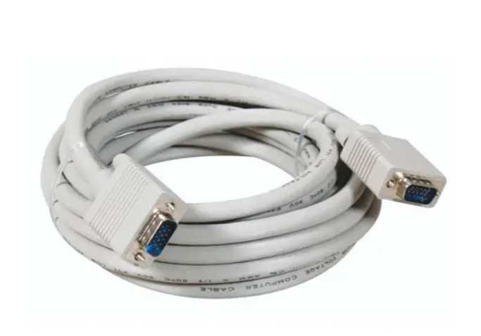 Качественный VGA Кабель 4.5м, 9м с ферритами + Адаптер HD15