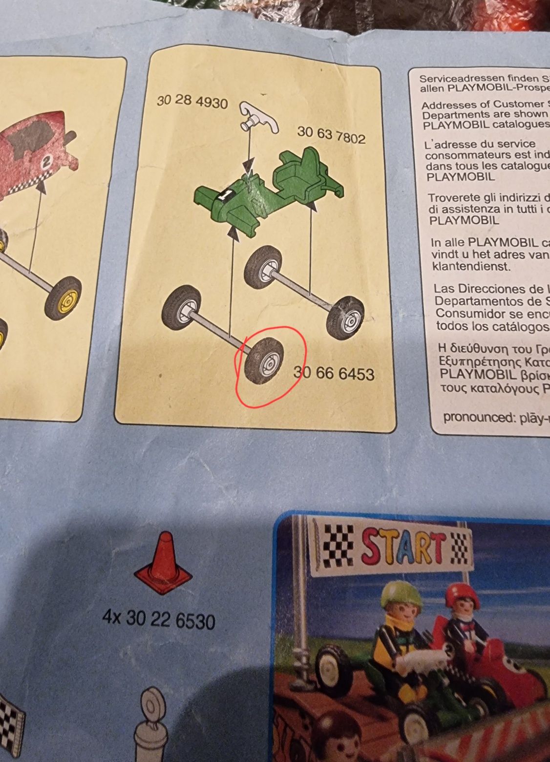Zestaw Playmobil 4141 Wyścigi gokartów