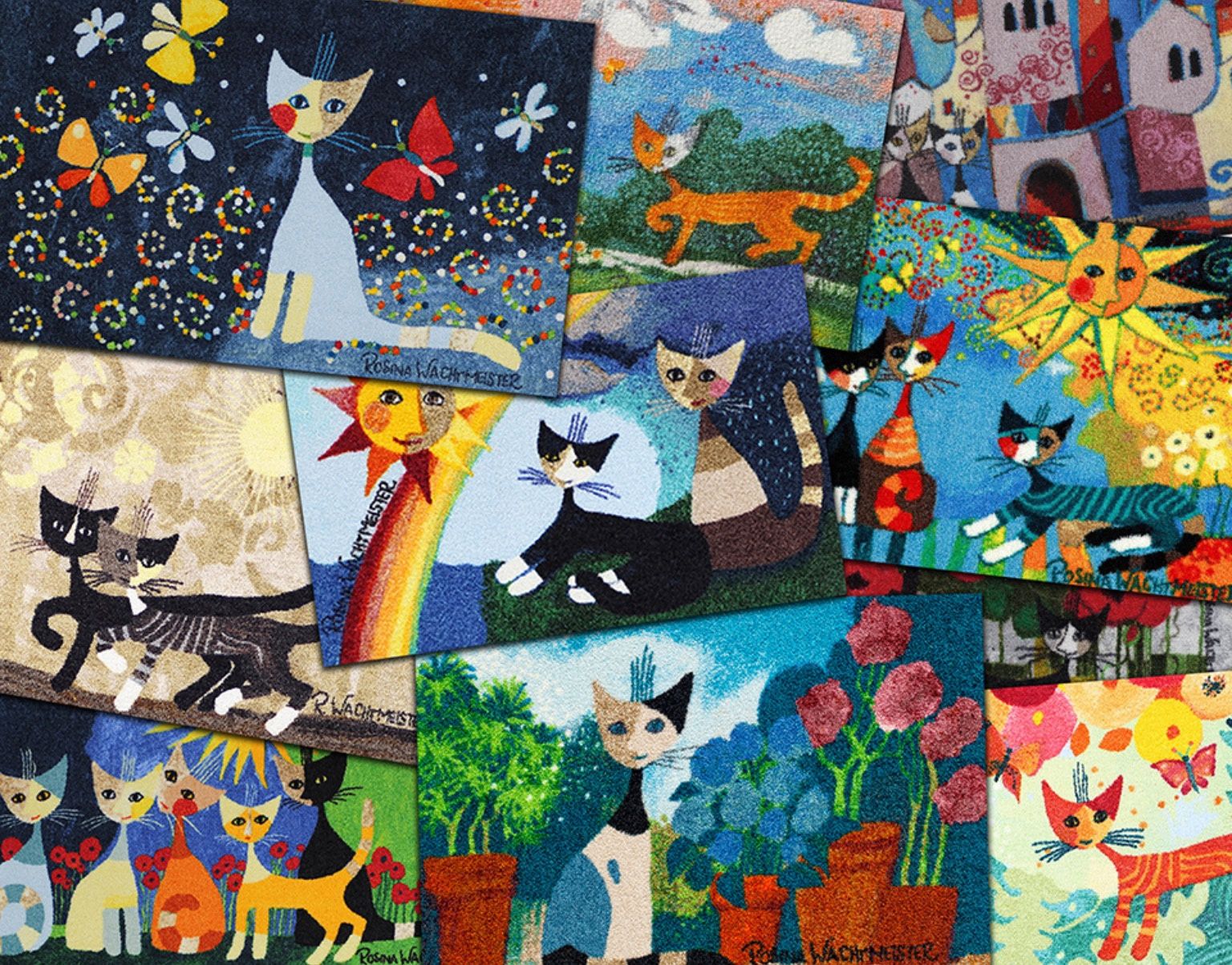 Tapete antiderrapante SALONLOEWE Rosina Wachtmeister 75x120cm