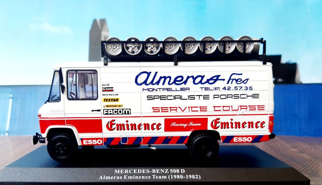 Carrinhas assistência Rally 1/43