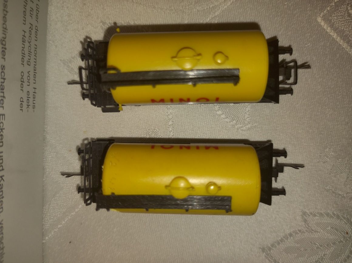 Wagon BTTB cysterna. Kolejka TT 1:120. 2 szt.