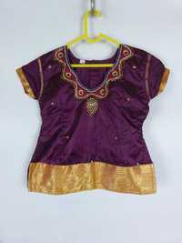 Indie zdobiona bluzka hinduska 3 - 4 lata 104 cm