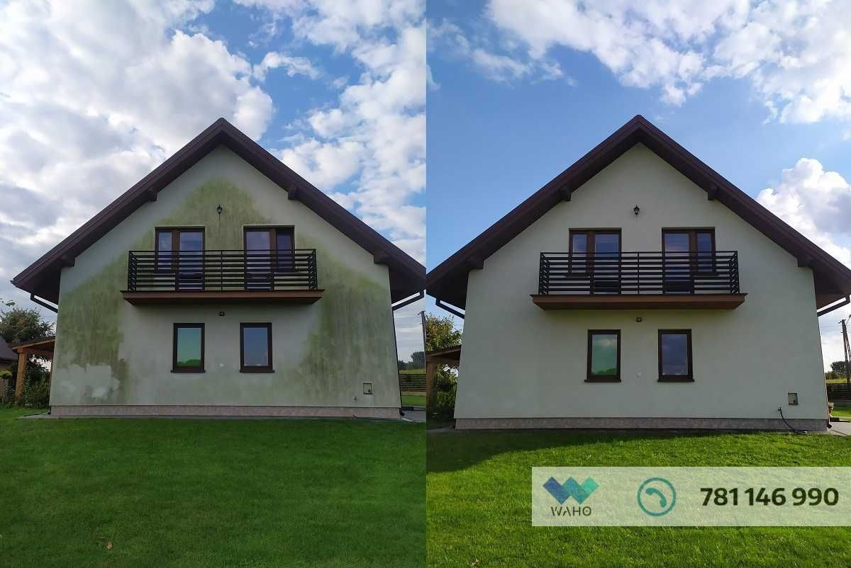Mycie Elewacji BEZ użycia ciśnienia - Impregnacja BIO - Mycie Kostki