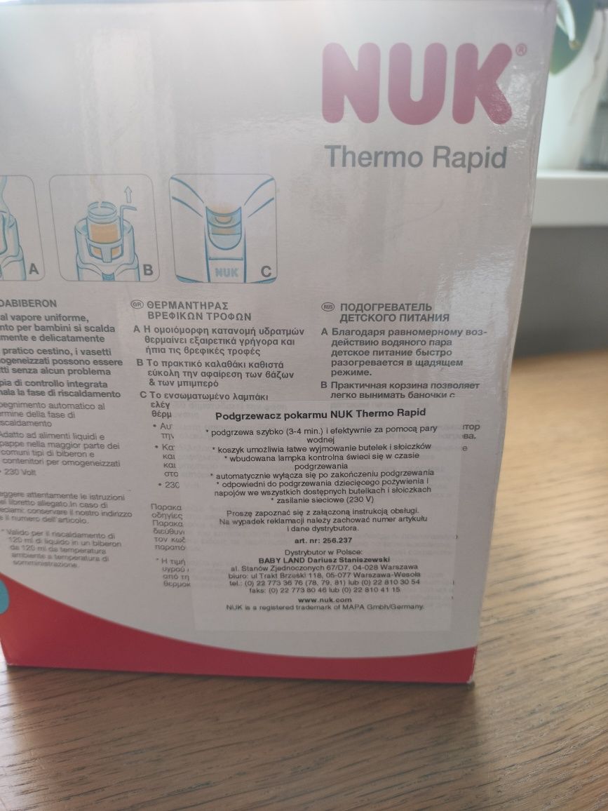 Podgrzewacz NUK Thermo Rapid do butelek i sloiczków