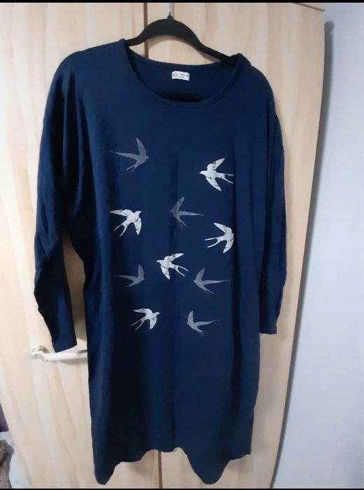 Koszula nocna z długim rękawem, Moraj, roz. xl