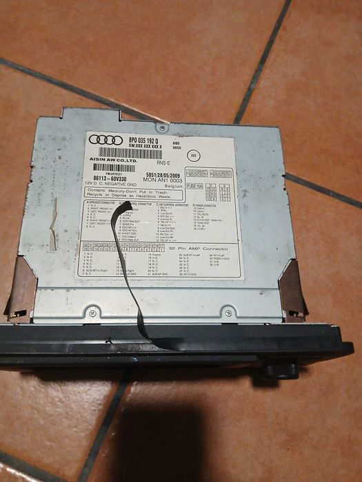 Radio original audi de 2009 navigation plus