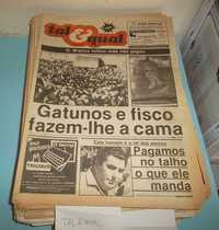 21 jornais Tal & Qual do início dos anos 80