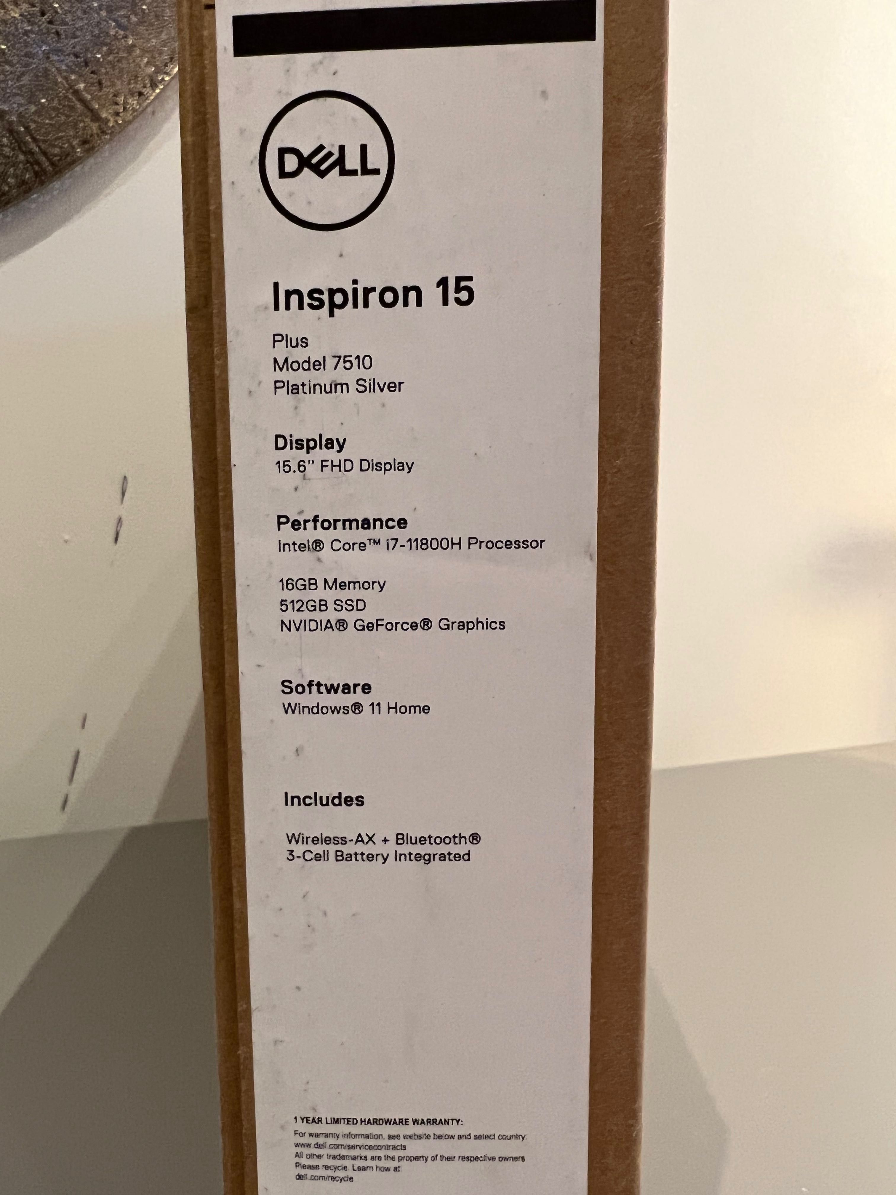 Dell Inspiron 15 2in1/New/Laptop/Transformer laptop/Ноутбук/RTX3050/i7