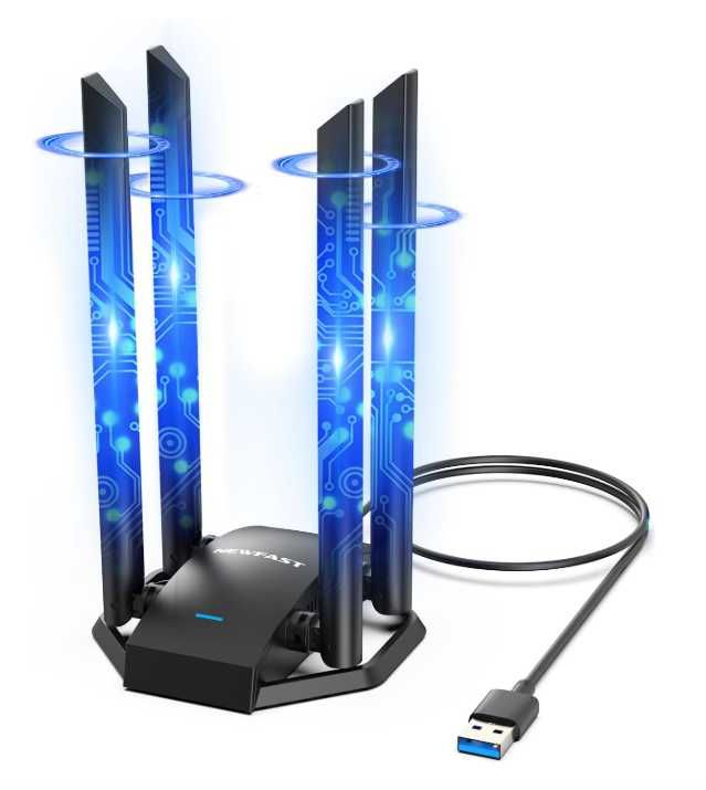 NEWFAST 1300Mbps USB WiFi Adapter do PC