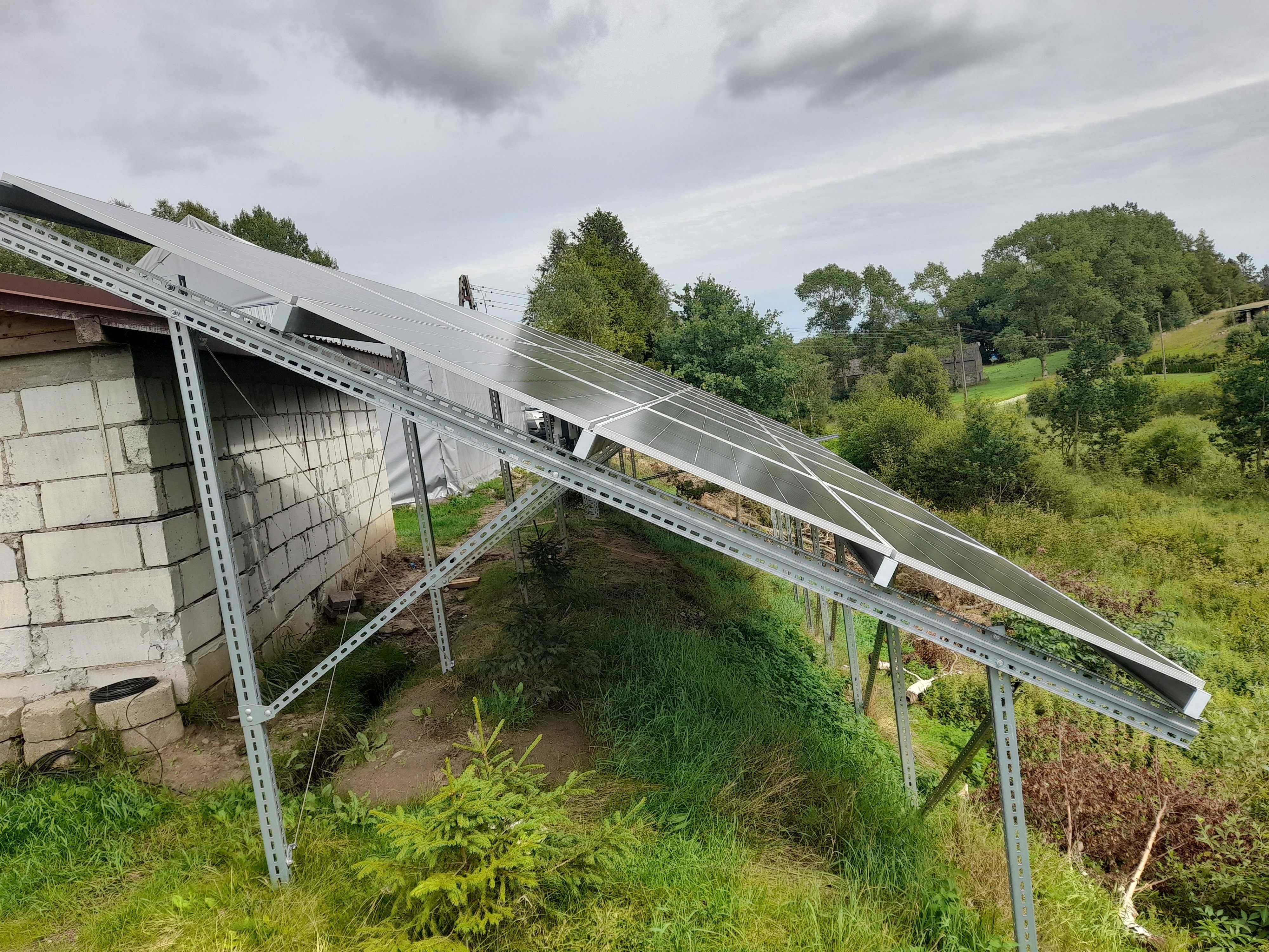 10 kw grunt instalacja fotowoltaiczna grunt pełne 10kw bifacial