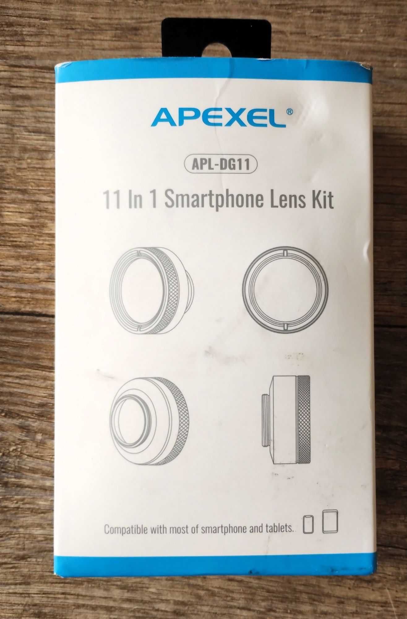 APEXEL APL-DG11 11 w 1 zestaw obiektywów do aparatu telefonicznego