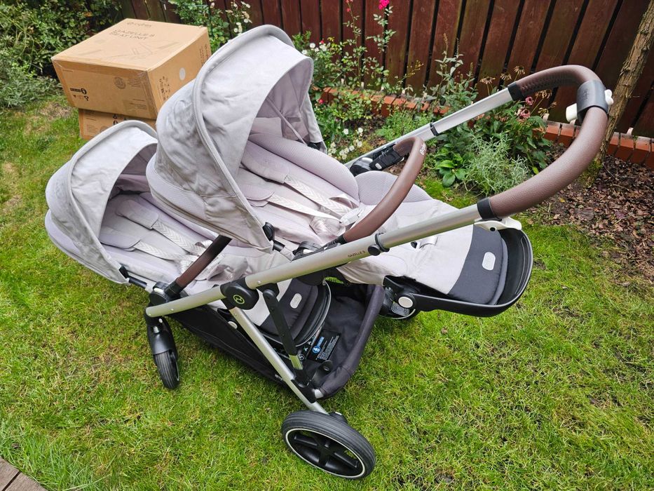 Cybex Gazelle S 2023 2.0 3w1 / Rok po Roku - 2x siedzisko, gondola
