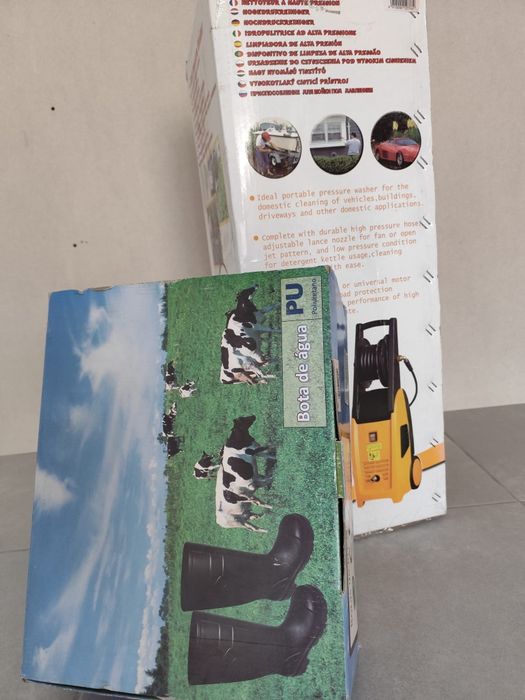 Máquina de pressão 140 bar com oferta de galochas