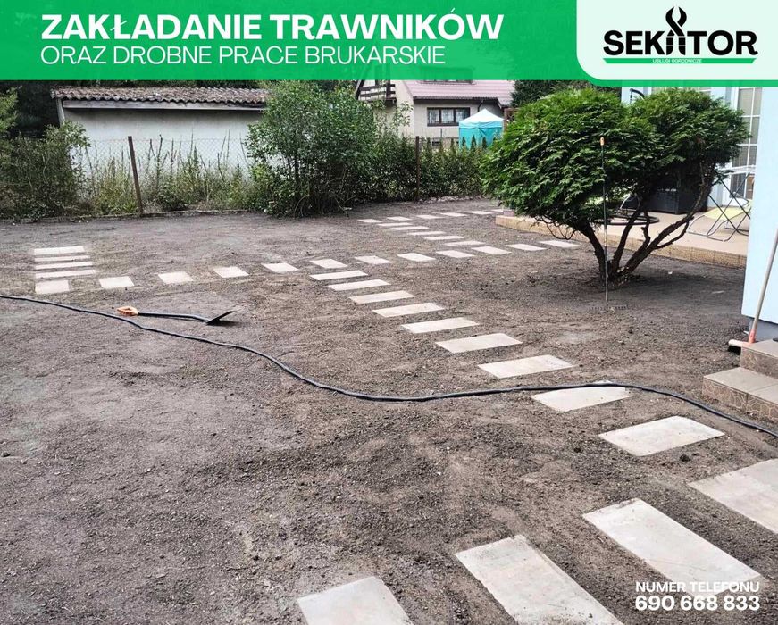 Usługi ogrodnicze: zakładanie trawników, nawadnianie, pielęgnacja
