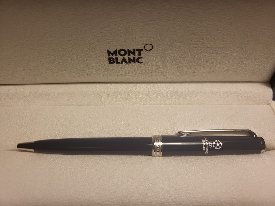Caneta Mont Blanc ed. Especial UEFA Champions League - Nova