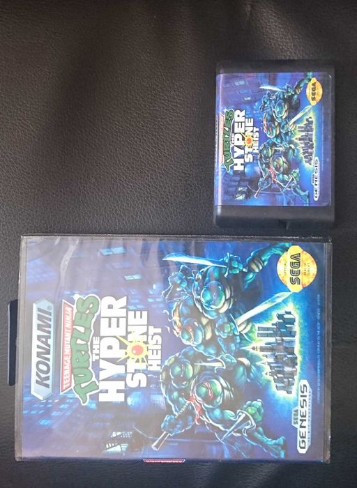TMNT : Hyperstone Heist (sega mega drive) в большой коробке