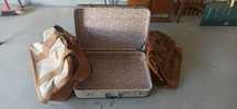 Stare walizki, torby vintage, PRL