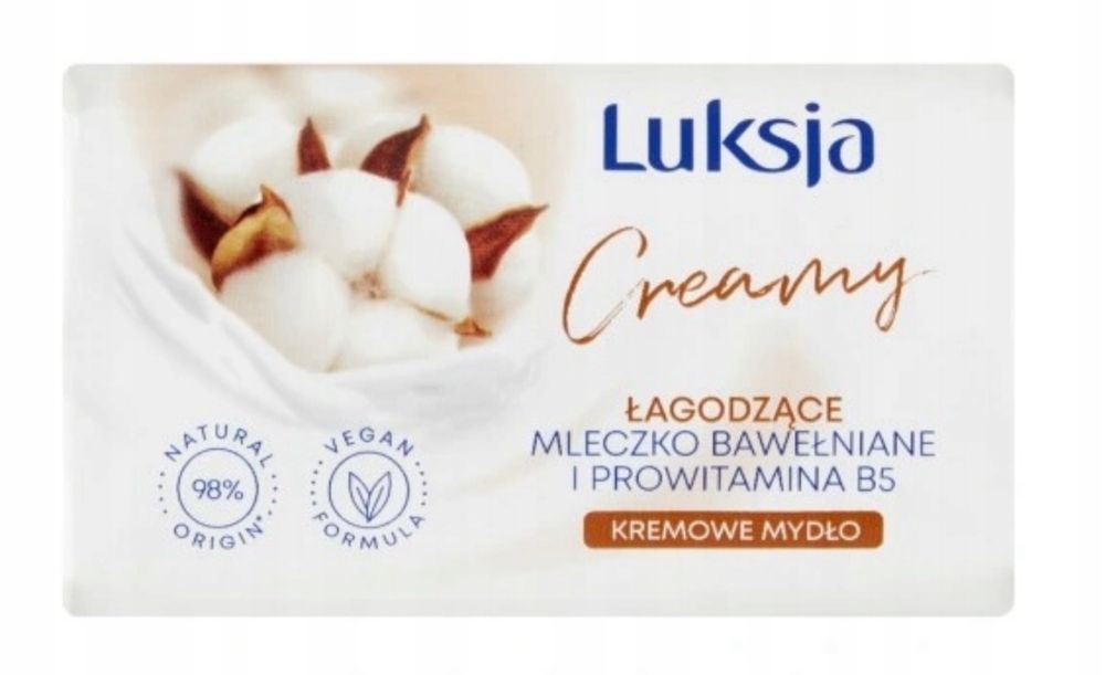 Mydło w kostce Luksja Creamy & Soft 100 l 100 g zestaw 12 sztuk