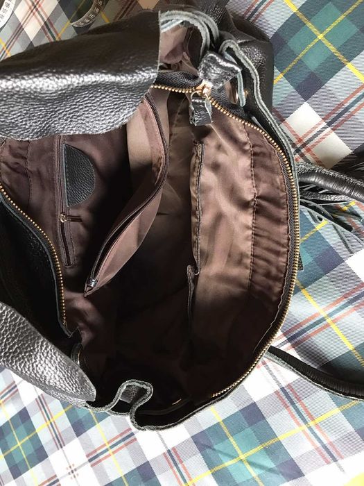 Кожаная женская сумка .