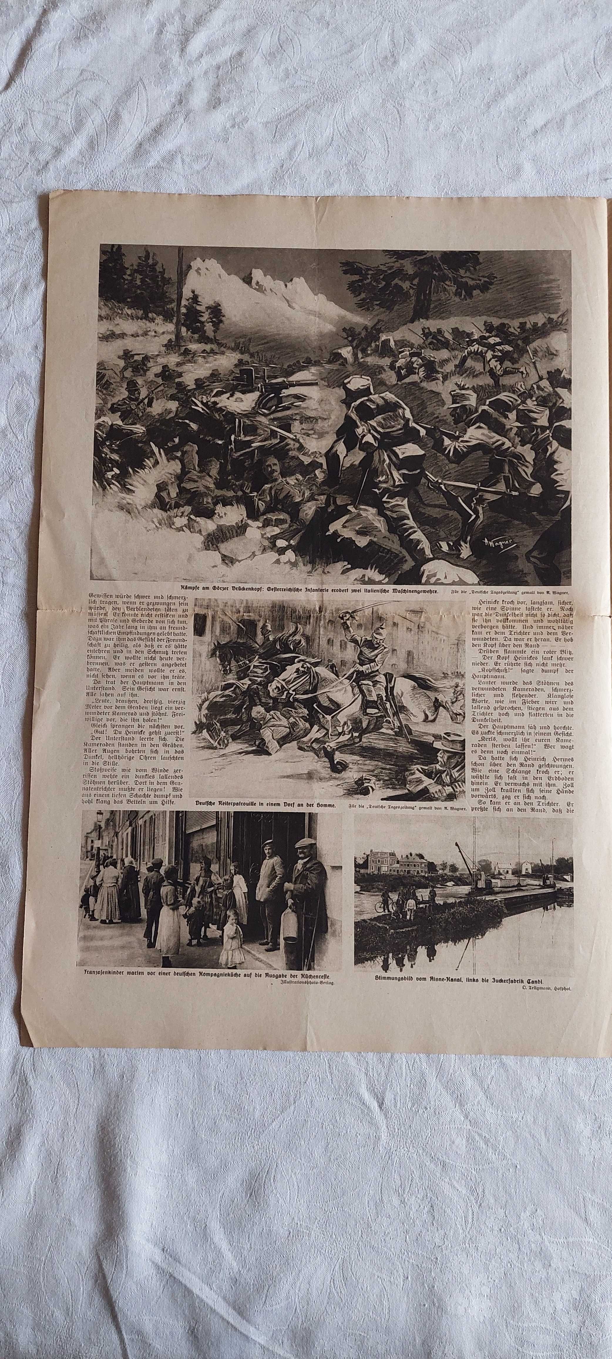 Kriegsbilder (nr 9, 11) 1916 r. - pruskie gazety wojenne
