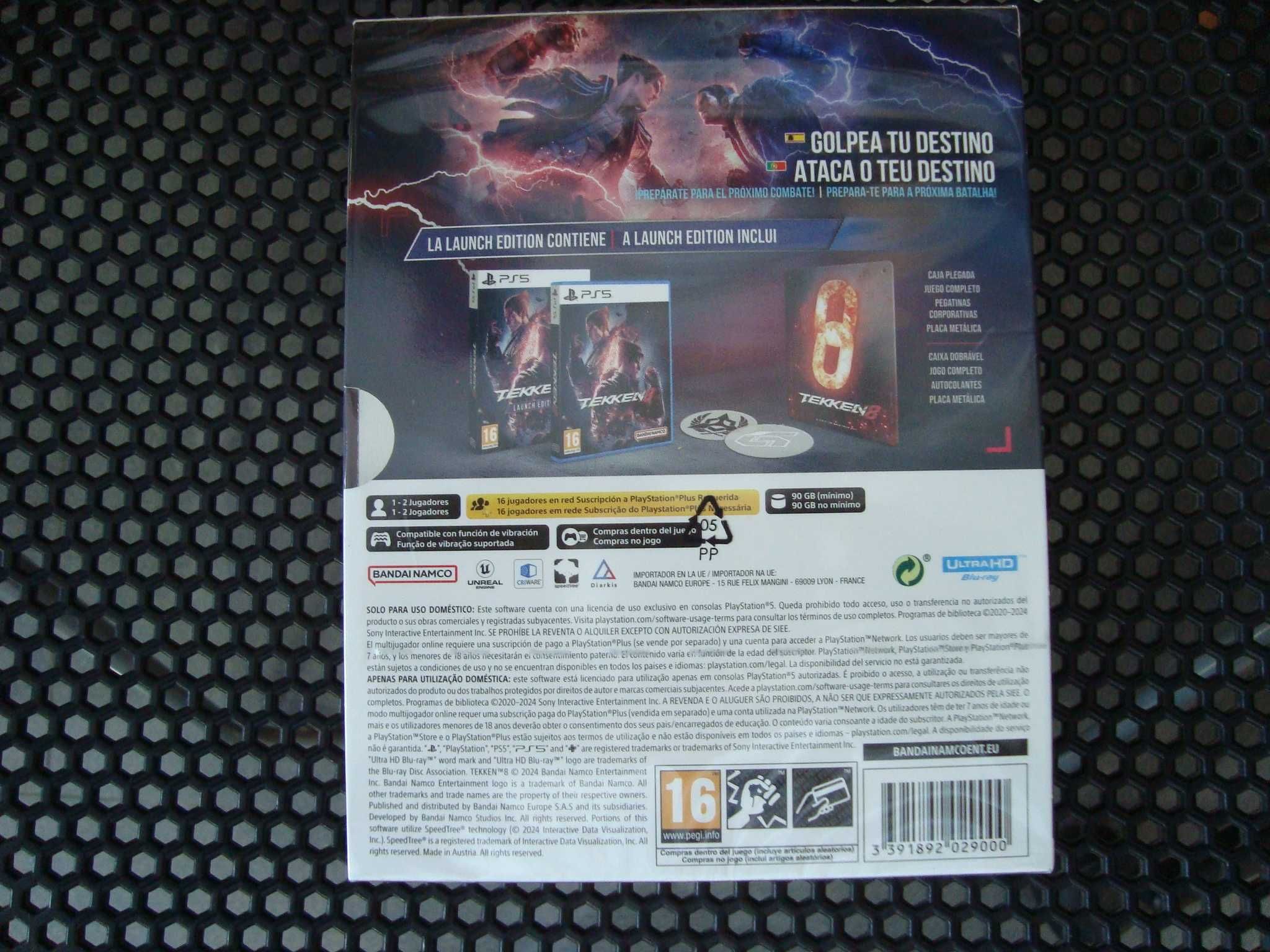 Tekken 8 PS 5 Day One Edition Novo Selado