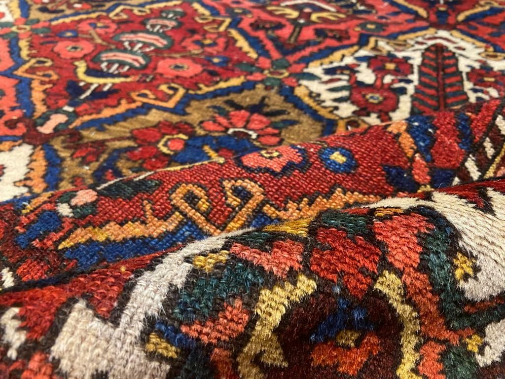 Stu letni perski dywan Bahtiar 317 # 217 Ręcznie tkany wełniany - Iran